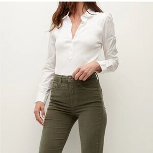 Veronica Beard Hania Button Down Top